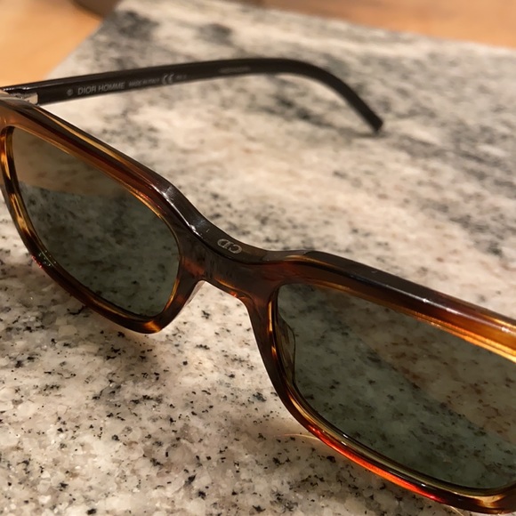 Dior Homme 51mm faux Tortoiseshell Rectangular Sunglasses - Picture 4 of 6